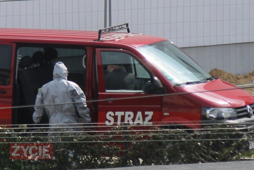 Strażacy odkażali nowe skrzydło krotoszyńskiego szpitala [ZDJĘCIA]         