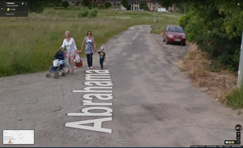 Mieszkańcy Pucka na Google Street View. Zobacz kogo przed...