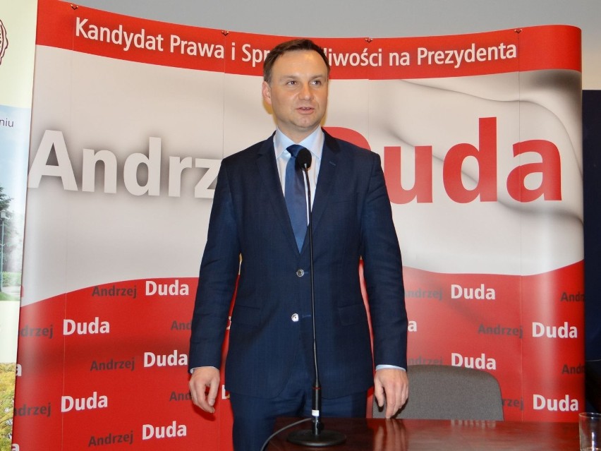 Kandydat na prezydenta RP Andrzej Duda w Wieluniu [ZDJĘCIA]