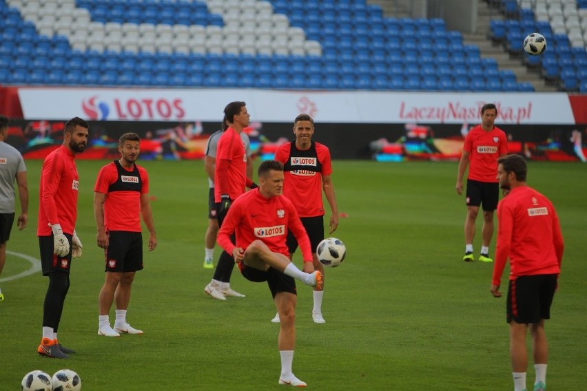 Trening reprezentacji Polski przed meczem z Chile