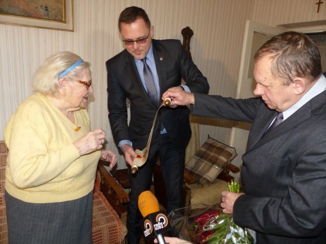 Halina Kolińska otrzymała medal