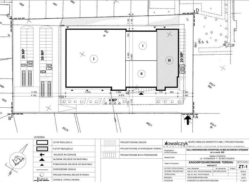 Plan zagospodarowania terenu