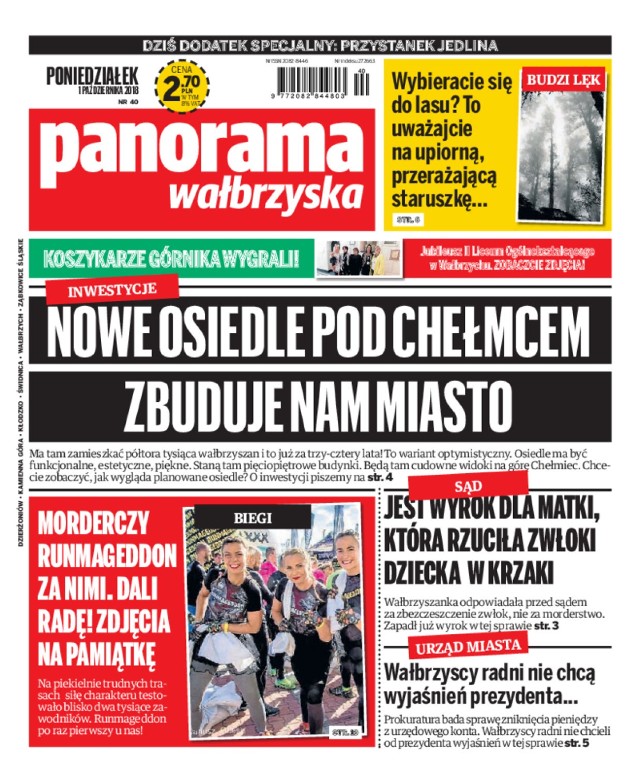 Panorama Wałbrzyska wydanie z 1 października 2018 r.