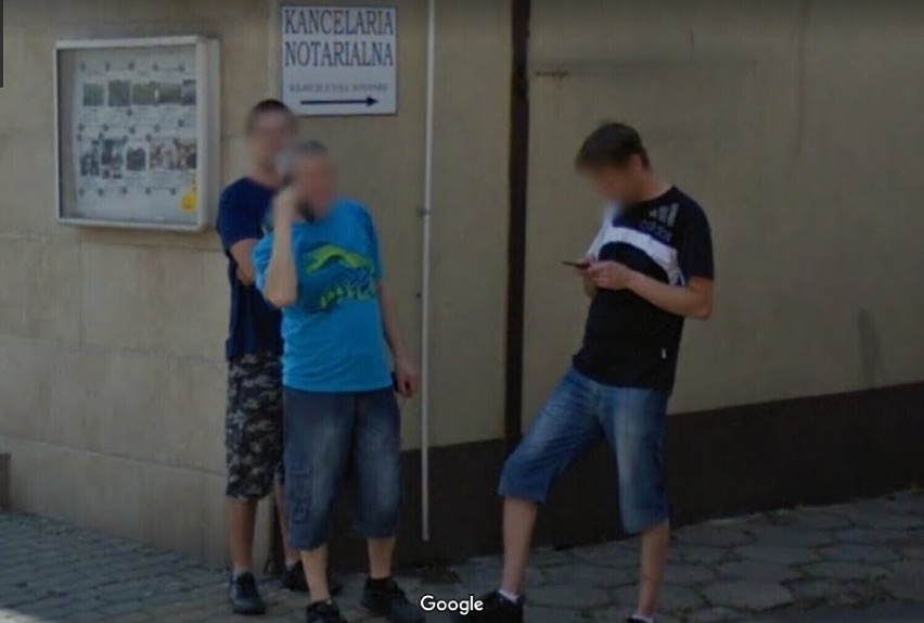 Zdjęcia Google Street View zrobione w Dąbrowie Górniczej