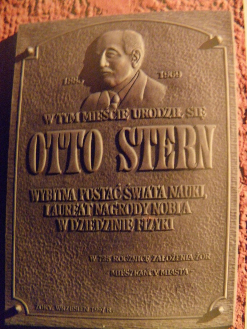 Noblista Otto Stern urodził się w Żorach