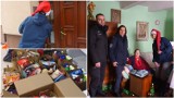 Magia Świąt dotarła do potrzebujących seniorów z Tarnowa. Paczki dostarczyli im wolontariusze ZSMS i funkcjonariusze z Zakładu Karnego