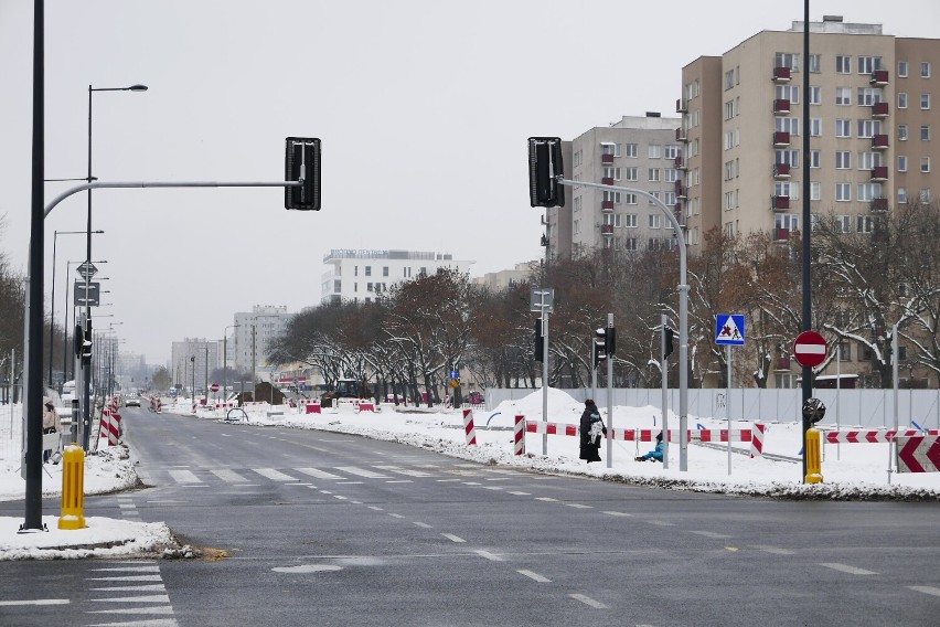 Mróz zatrzymał prace drogowe na Kondratowicza. Dopiero po ukończeniu remontu możliwe też zmiany na ul. św. Wincentego