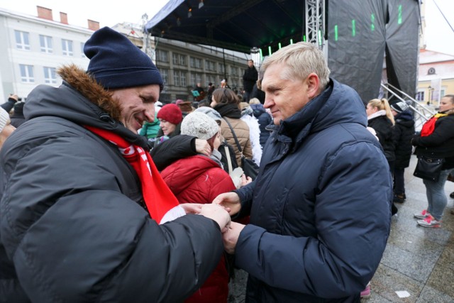 Ekumeniczna Wigilia Miejska odbyła się na Rynku Kościuszki w Białymstoku