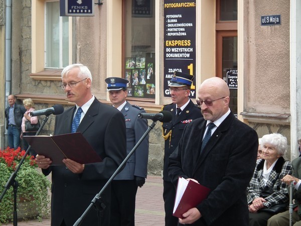 Gorlice: Minister Spraw Zagranicznych  hr. Aleksander  Skrzyński doczekał się pamiątkowej tablicy