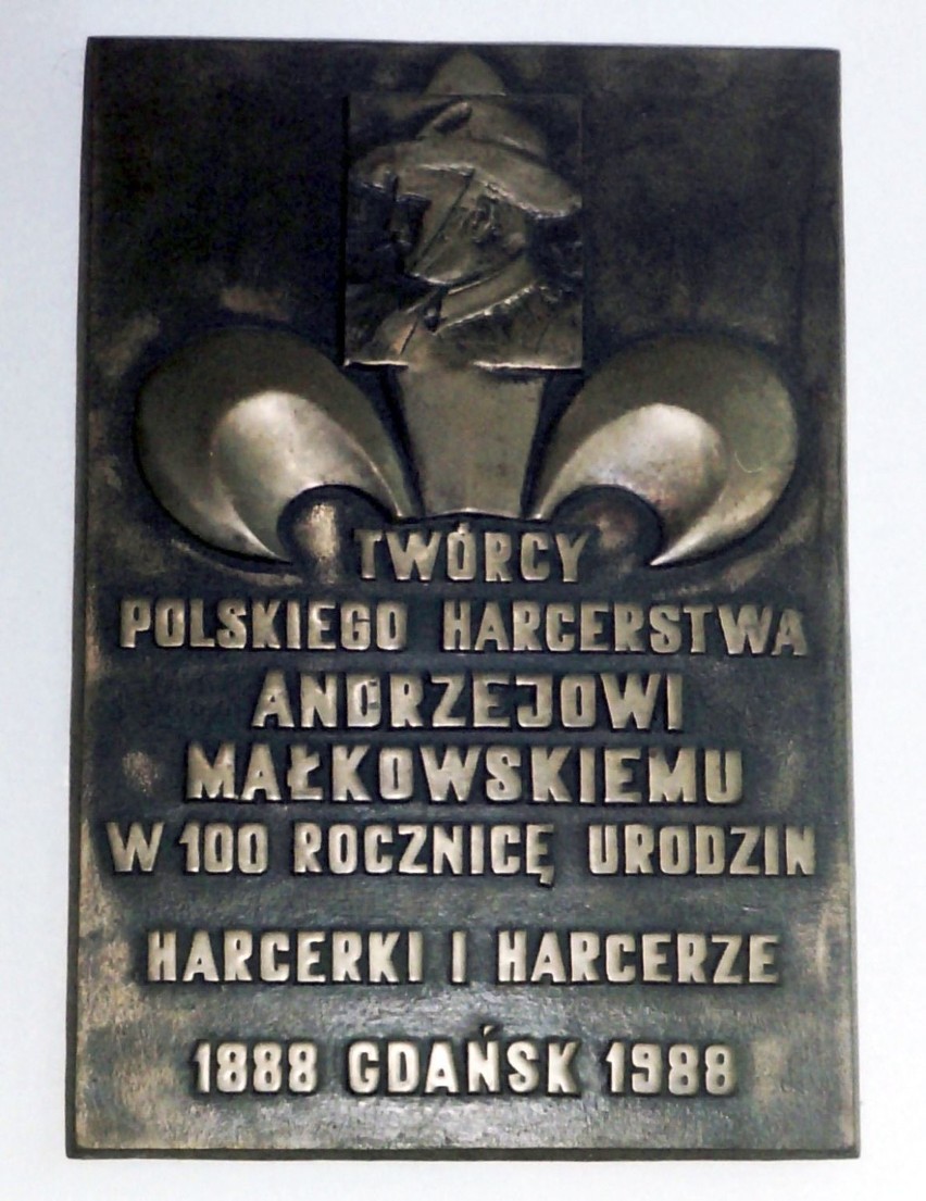 Tablica w kościele na gdańskiej Zaspie.