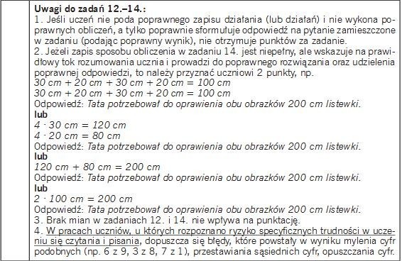 Test trzecioklasisty 2013 z OPERONEM. Matematyka [PYTANIA, ODPOWIEDZI]