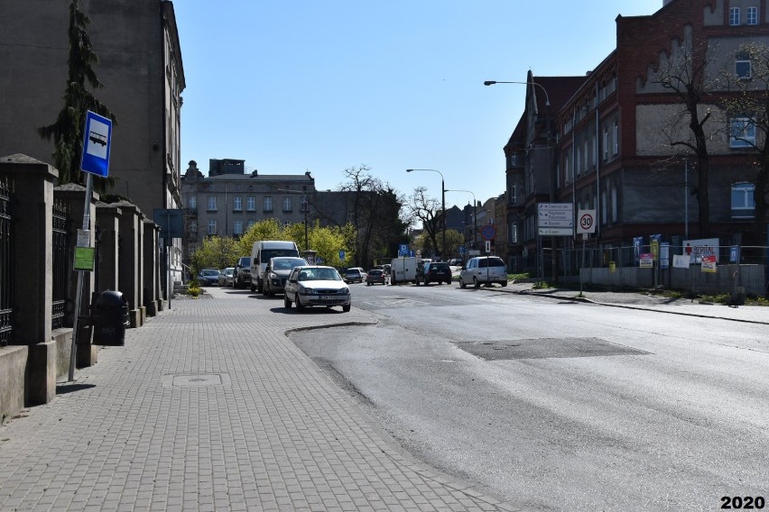 Gniezno: Spacery rok temu i dziś [11.04.2021]