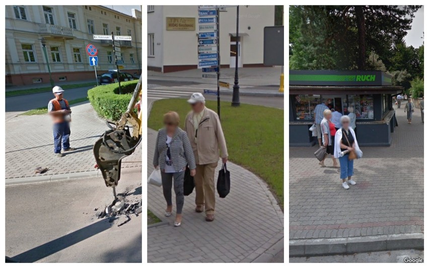 Przyłapani przez Google Street View w Ciechocinku