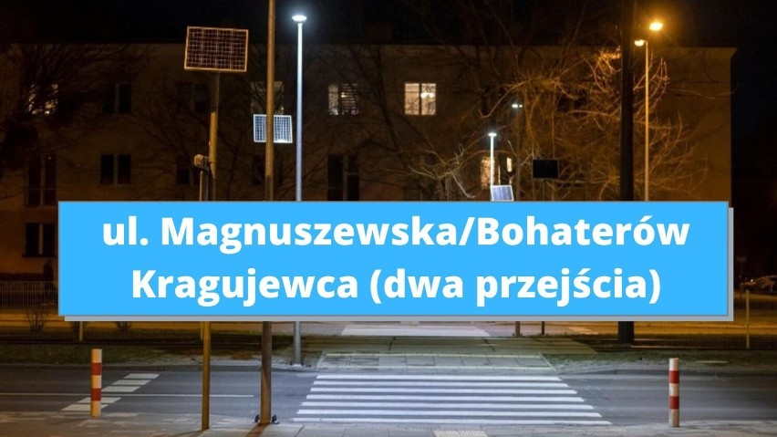 Kolejne przejścia dla pieszych w Bydgoszczy będą doświetlone do końca roku. Znamy lokalizacje 27 takich miejsc 