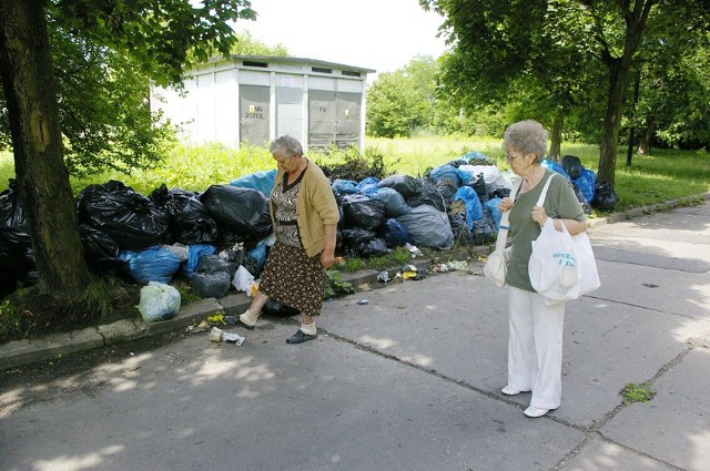 - Worki z odpadami podrzucają mieszkańcy okolicznych domków, by uniknąć opłat za wywóz śmieci - skarżą się Jolanta Karpińska i Eugenia Rogowska.