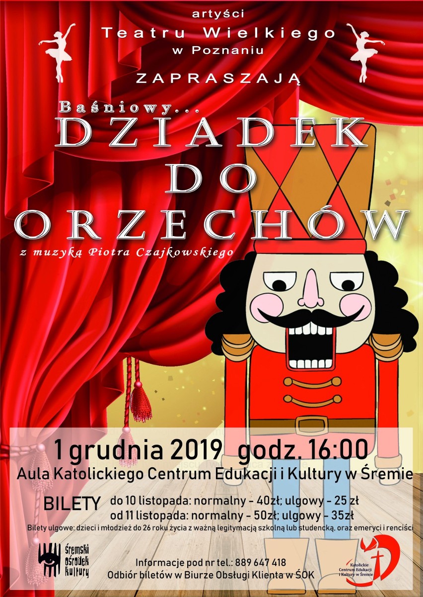 Balet "Baśniowy Dziadek do orzechów" plakat