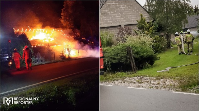 Z nocnym pożarem stodoły w Sufczynie walczyło kilka zastępów straży pożarnej. Do drugiego doszło o poranku
