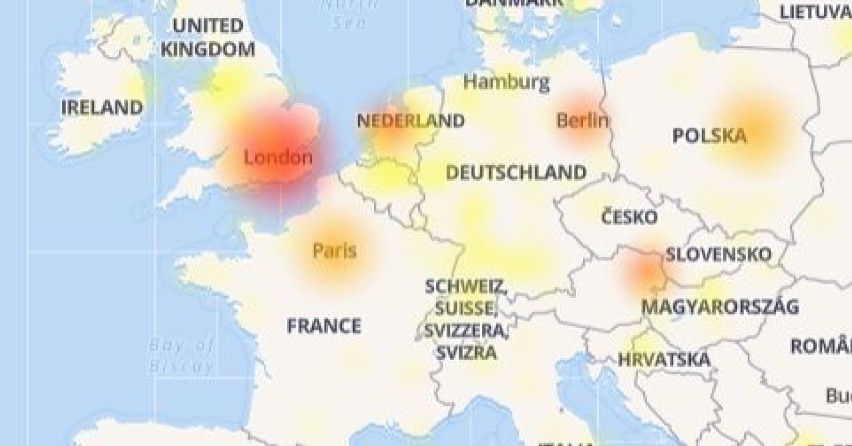 Mapa awarii 17.40