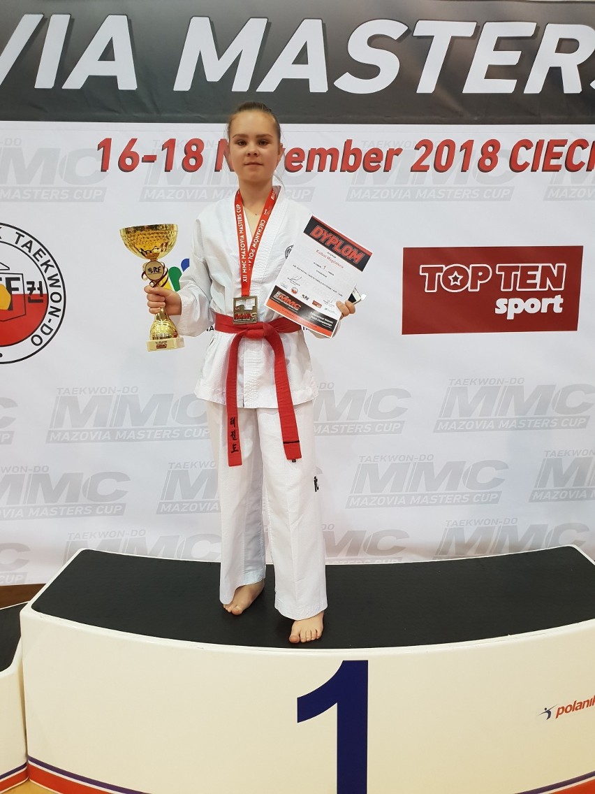 Zawodnicy Bełchatowskiej Akademii Taekwon-do zdobyli w Ciechanowie cztery medale [ZDJĘCIA]