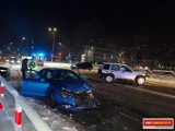 Zderzenie samochodów w Zawierciu. Do kolizji doszło na skrzyżowaniu ul. Leśnej i Sienkiewicza