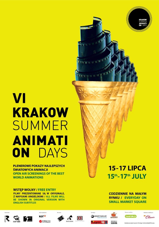 Krakow Summer Animation Days:  wyświetlone zostaną najlepsze światowe animacje nagrodzone i wyróżnione podczas międzynarodowych festiwali animacji, na krakowskiej Etiudzie&Animie oraz  Animatece (Słowenia).