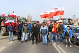 "Nie będziemy umierać w ciszy". Trwa wielki protest rolników w powiecie łęczyckim ZDJĘCIA 