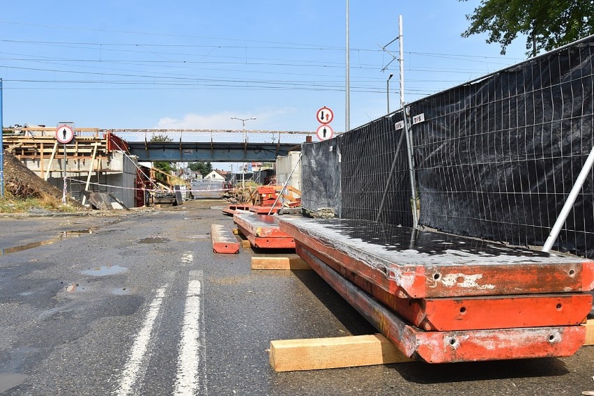 Nowy Sącz. Trwają prace przy przebudowie wiaduktu przy ul. Zielonej 