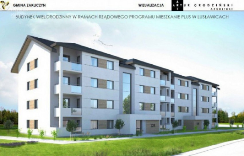 Mieszkanie Plus w Lusławicach. Gmina Zakliczyn jeszcze w tym roku ogłosi przetarg na budowę bloku