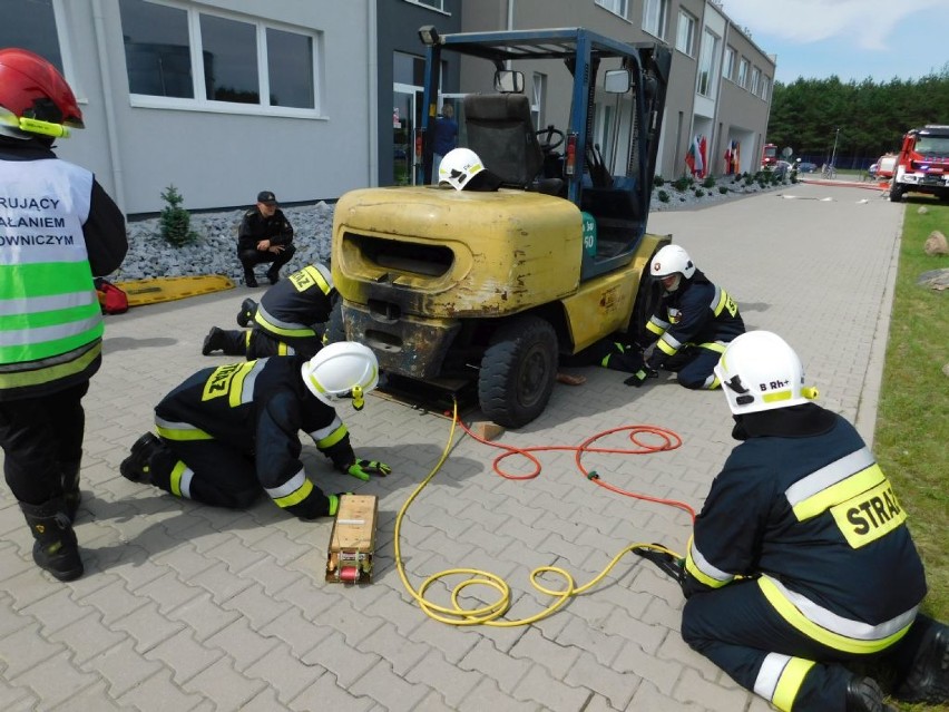 Ćwiczenia strażackie w Berotu