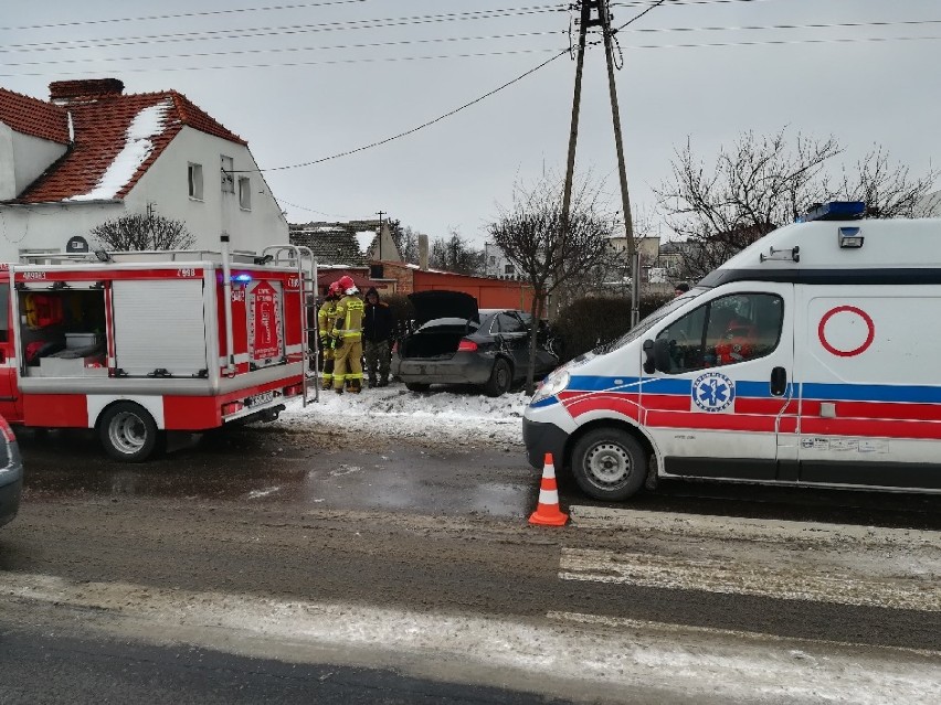 Poważna kolizja w Śmiglu. Jedna osoba trafiła do szpitala