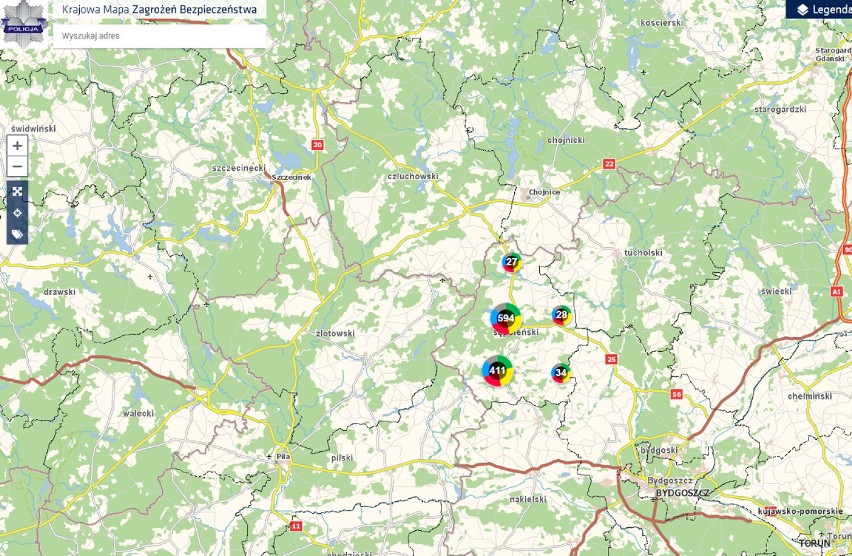 Tysiąc zgłoszeń od mieszkańców Sępólna na Krajowej Mapie Zagrożeń Bezpieczeństwa. Największą zmorą przekraczanie dozwolonej prędkości
