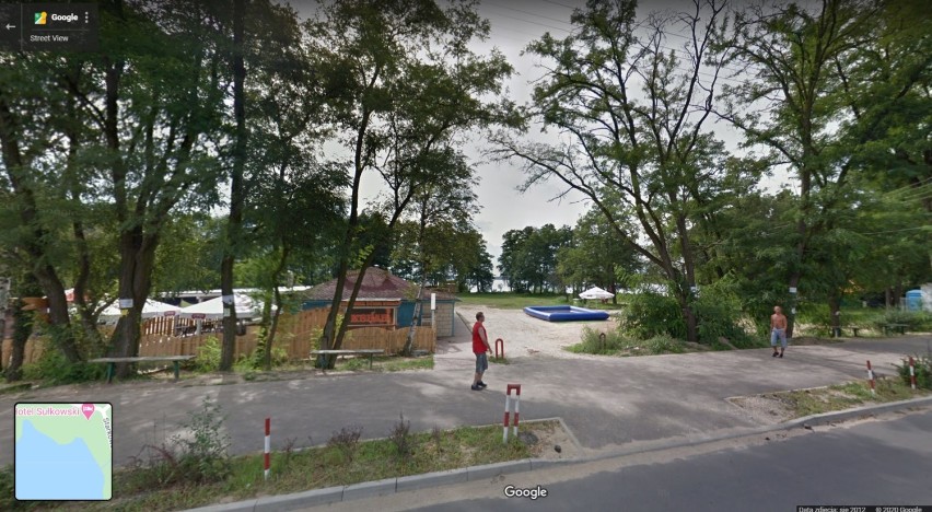 Boszkowskie letnisko "okiem" Google Street View