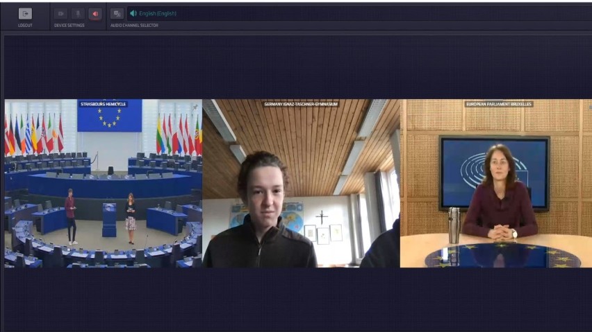 Malbork. Młodzież ZSP 3 na europejskiej lekcji w Strasburgu. Zdalnie o sytuacji wspólnoty