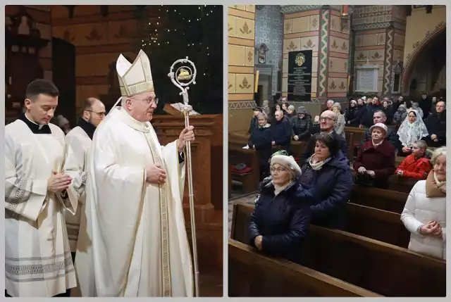 Tak było podczas mszy św. w intencji zmarłego papieża seniora Benedykta XVI w katedrze we Włocławku, 1 stycznia 2023 roku.