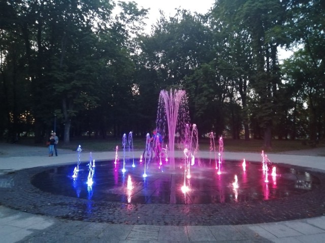 Kolorowe fontanny w Sandomierzu - nowa atrakcja dla mieszkańców i turystów