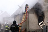 Śmiertelny pożar w Burdychowie [wideo, zdjęcia]