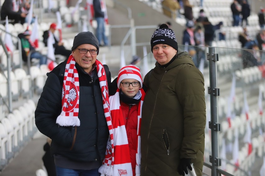 Kibice ŁKS na meczu z Cracovią