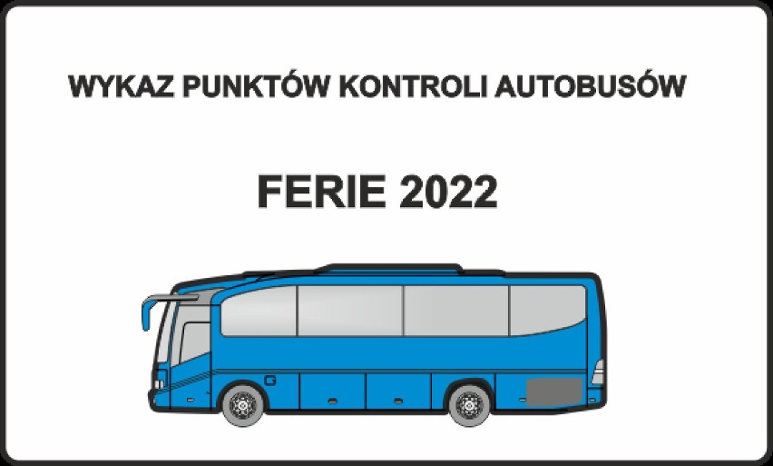 Ferie 2022. Punkty kontroli autobusów w Łódzkiem wyznaczone przez policję. Gdzie? WYKAZ