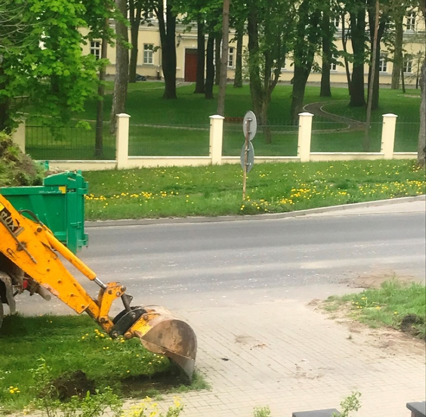 Chełm. Budowa ścieżki rowerowej na ul. Hrubieszowskiej  rozpoczęta. Zobaczcie zdjęcia