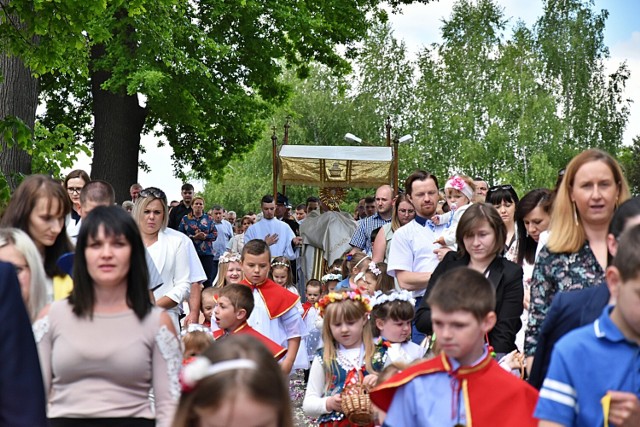 Procesja Bożego Ciała w Moszczenicy