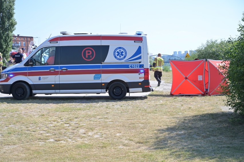 Tragedia na Wiśle w Grudziądzu. Utonął mężczyzna