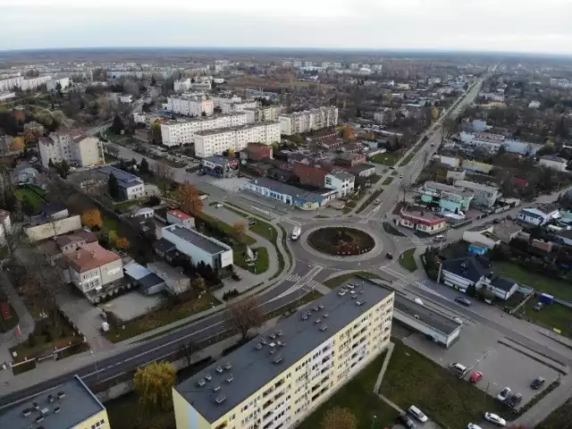 Radomsko z drona. Zobacz, jak wygląda miasto i okolice z lotu ptaka