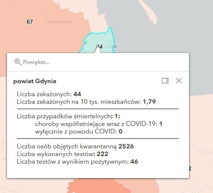 Koronawirus na Pomorzu 5.04.2021. 550 nowych przypadków zachorowania na Covid-19 w województwie pomorskim. Zmarły 4 osoby