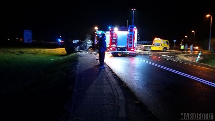 Zgłoszenie o wypadku w Kowalach (gmina Praszka) na trasie...