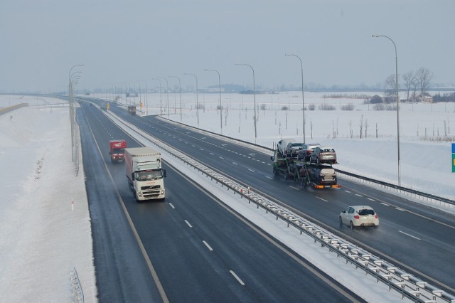 Autostrada A1 w okolicach Tczewa