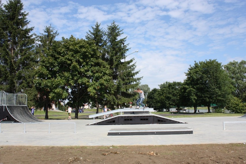 W Sanoku wybudowano skatepark