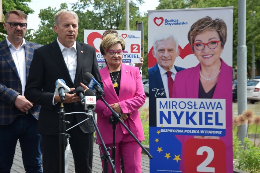 Mirosława Nykiel, kandydatka do Europarlamentu, Wojciech...