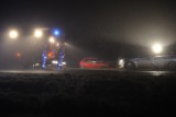 Śrem: wypadek w Zbrudzewie. Była gęsta mgła [ZDJĘCIA]