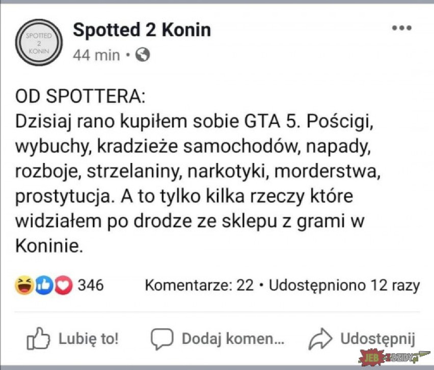 Najzabawniejsze posty mieszkańców na Spotted Konin. Dziś Prima Aprilis!