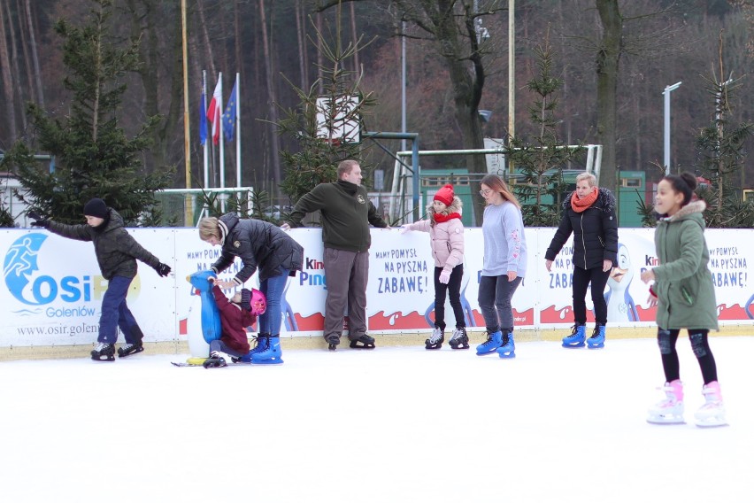 Lodowisko na stadionie w Goleniowie [DUŻO ZDJĘĆ]